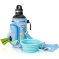 thumbnail image 1 of Made Easy Kit Water Bottle Carrier with Pocket for Dog Poop Waste Bags and Adjustable Padded Shoulder Strap, 1 of 1