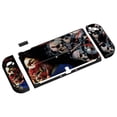 thumbnail image 5 of PlayVital ZealProtect Soft Protective Case for Nintendo Switch OLED, Flexible Protector Joycon Grip Cover for Nintendo Switch OLED w/Thumb Grips & ABXY Direction Button Cap - Ghost of Samurai, 5 of 9