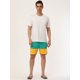 thumbnail image 3 of Lars Amadeus Pantalones cortos de plaa rayas pahombre Pantalones cortos de surf con cordón de natación en bloque de color Amarillo 30, 3 of 6