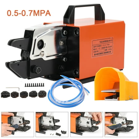 

ECUTEE Pneumatic Crimping Tool Am-10 Air Powered Wire Terminal Crimping Machine