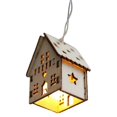 thumbnail image 2 of Christmas Decorations Hangs Wooden House Christmas Ornament Light String Decorations For Holiday Decor For Parties Home Decoration Giving Realistic Design Christmas string lights, 2 of 8
