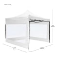 thumbnail image 4 of Carpa Toldo Paredes 3x3 Plegable Jardimex  Blanco, 4 of 10