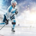 thumbnail image 4 of Sangle Tibiale Antidérapante Sangle de Hockey Ajustable Protège-Tibia pour Gardien, 4 of 5