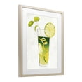 thumbnail image 2 of Stupell Industries Modern Summer Cocktail Lime Mint Birch Framed Print Under Glass, 13 x 16, by Lorenzo Collective, 2 of 8