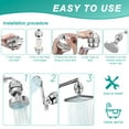 thumbnail image 6 of Shower Filter 25 Stage with 2 Replaceable Filter Cartridges - Universal Multi-Stage Shower Head Filter,Reduces Dry Skin, 6 of 8