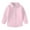 Pink4, variant on lmcalzta Toddler and Kids Long Sleeve Shirts for Boys Girls Button down Lapel Collar T Shirts Tops Fall Winter Casual Tee Tops Solid Color