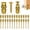 Gold, variant on 6×14mm Short Expansion Screw Set – Cabinet Hinge Repair & Stripped Thread Restoration, 30/50/100 Pcs Wall Anchors for Tile, Stone, Wood