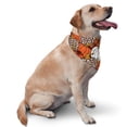 thumbnail image 2 of Easygdp Various Pumpkins Leopard Orange White Pet Scarf, Dog Triangle Scarf, Printing Dog Bib, Handkerchief Scarf for Small Medium Large Dogs Cats Pets, 2 of 9