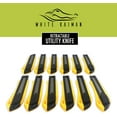 thumbnail image 6 of White Kaiman 12 Pack Utility Knife with Retractable Razor Blades - 18mm Blade Box Cutter, 6 of 7