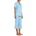 thumbnail image 3 of Secret Treasures Women's Plus Traditional Short Sleeve Notch Collar Pajamas Set, 3 of 7
