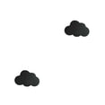 thumbnail image 2 of Naiovety Gancho de puerta Clip colgante Abrazadera de pared Decoraciones en forma de nube Adorno autoadhesivo Suministros para el hogar Perchero Negro 2piezas, 2 of 6