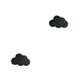 thumbnail image 2 of Naiovety Gancho de puerta Clip colgante Abrazadera de pared Decoraciones en forma de nube Adorno autoadhesivo Suministros para el hogar Perchero Negro 2piezas, 2 of 6
