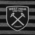 thumbnail image 4 of West Ham United FC Mens Contrast Striped Polo Shirt, 4 of 5
