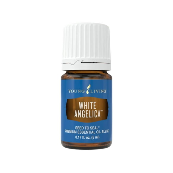 Young Living White Angelica 5ml | Aromatherapy Diffuser Essential Oil Blend | Sweet, Warm Aroma | Relaxation & Unwinding | Ideal for Skin | Perfect for Yoga or Meditatio