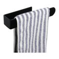 thumbnail image 1 of Toallero de baño de acero inoxidable autoadhesivo, color negro, sin perforación, 23cm, para Cocina, 1 of 5