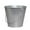 Silver, variant on pdqouc Galvanized Metal Bucket with Handle, Rustic Round Plant Pot Basket for Succulents, Candy Bowl, and Home Decor, Versatile Organizer for Garden or Party