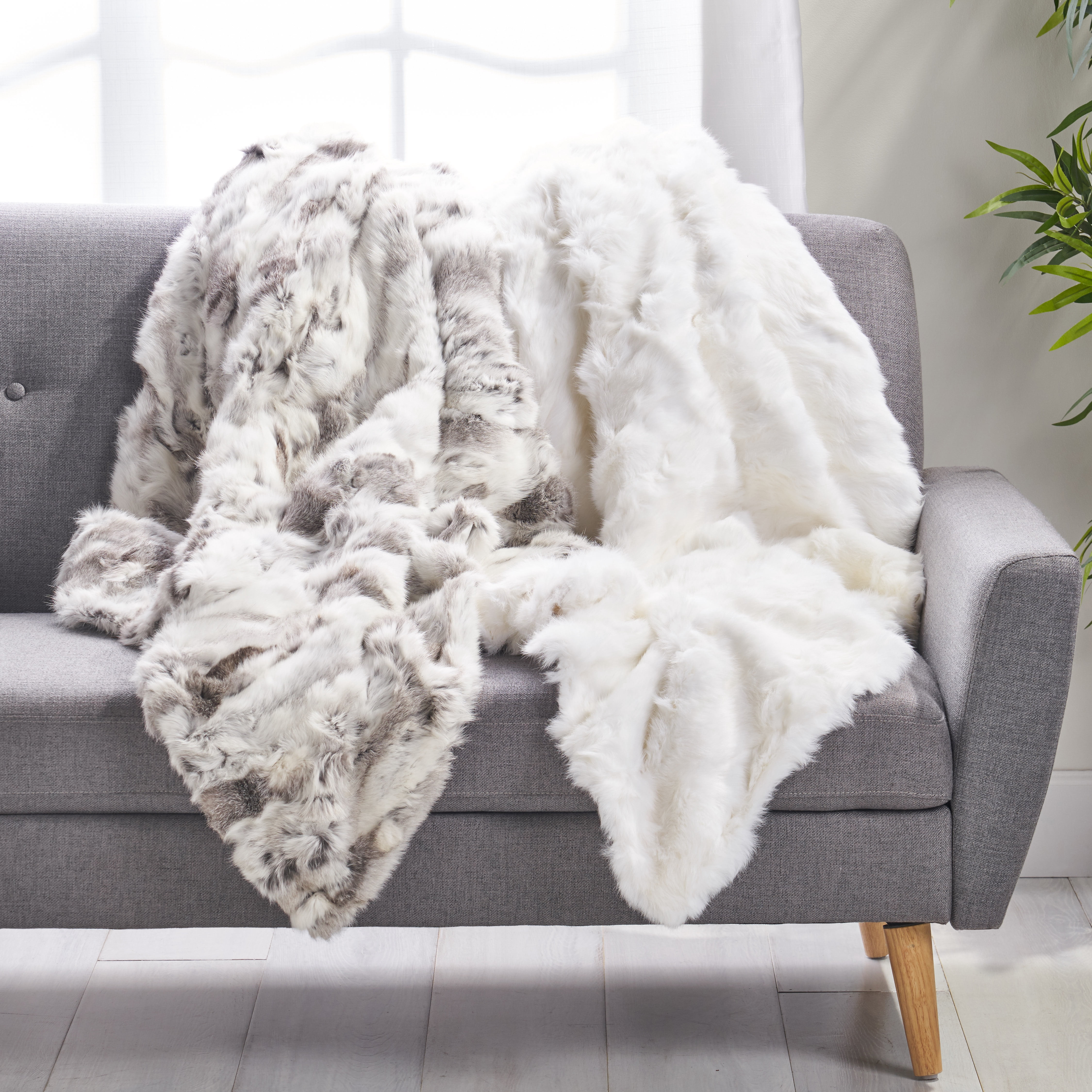 Faux Fur Throw
