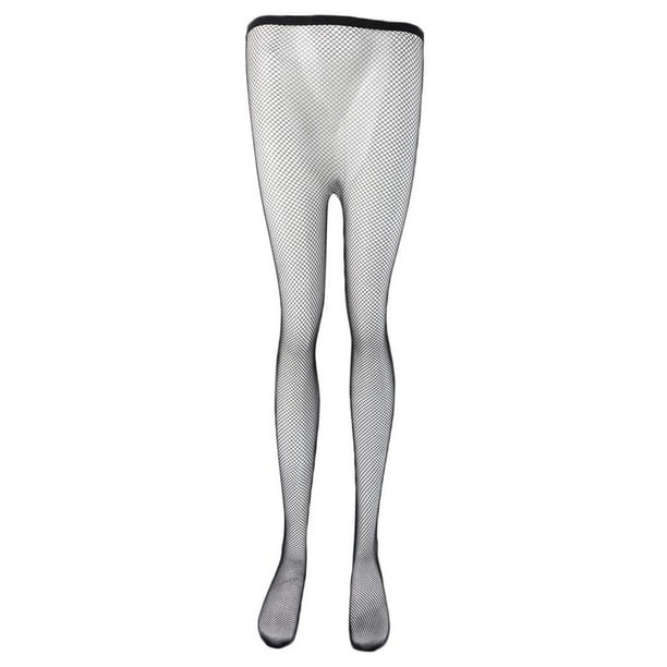 Medias elásticas Yuyangstore de red huecas para mujer 1 par Negro