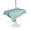 Teal Blue, variant on Outdoor Table Cloth with Umbrella Hole and Zipper, Gray Owl Christmas Waterproof Rectangle Tablecloth 54"x80", Xmas Snowflake Botanical Vintage Washable Table Cover for Outside Party Patio Picnic