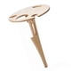 thumbnail image 2 of Folding Wine Barrel Table for Outdoor, Garden, Lawn, Picnic, Round Table, Portable Table, 2 of 4