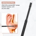 thumbnail image 6 of Unique Bargains Safe and Effective Ear Cleaner Ears Wax Removal Kit Tool 10 Pcs Black, 6 of 6