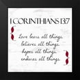 thumbnail image 2 of Greene, Taylor 12x12 Black Modern Framed Museum Art Print Titled - Love in Black, 2 of 5