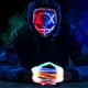 thumbnail image 3 of Set de máscara y guantes de Halloween Max Fun con iluminación LED brillante, 3 of 6