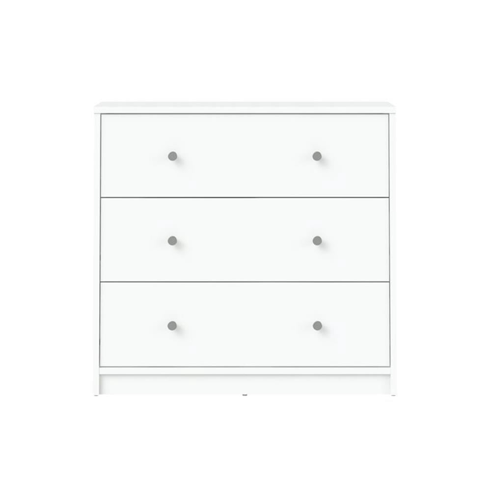 Home Square 4 Piece Bedroom Set With Dresser, Chest and 2 Nightstands in White