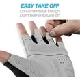 thumbnail image 5 of ROCKBROS Cycling Half Finger Gloves Shockproof Breathable Thickened Palm Gloves, 5 of 5