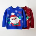 thumbnail image 3 of Uccdo 2-7T Toddler Boys Girls Sweaters Cartoon Ugly Christmas Sweater Knitted Jumpers Pullover Top, 3 of 3