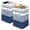 Blue, variant on TIJITY 2 Pack Freestanding Laundry Basket, Waterproof & Large Laundry Hamper, Collapsible Clothes Hamper with Reinforced Handles for Family and Dorm, Bathroom, 75L