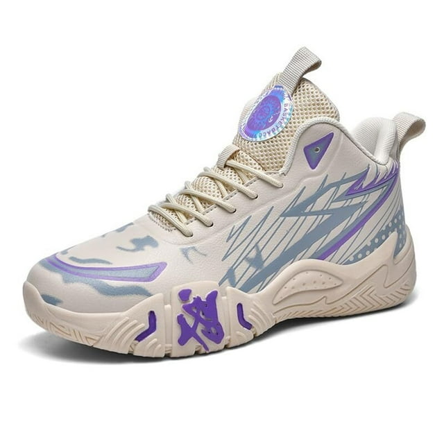 BINQER Chaussures de Basketball pour Hommes Marche Course Respirantes Confortables Espadrilles Chaussures de Course