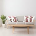 thumbnail image 4 of Ambesonne African Throw Pillow Cover 4 Pack, Zulu Woman Bandage Dress, 16", Dark Coral Chocolate, 4 of 6