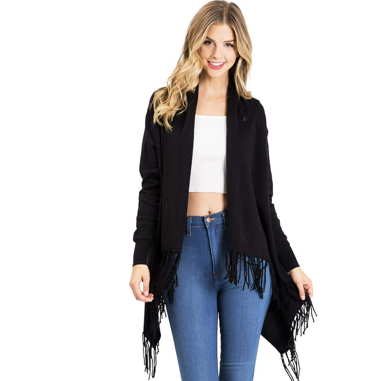 Convertible shop asymmetrical cardigan