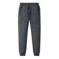 thumbnail image 3 of Gibobby leggings deportivos Leggings forrados de lana para mujer con bolsillos de cintura alta para ejercicio cálido de invierno para correr pantalones de chándal de lana de (Gris, XXXXXXXL), 3 of 5