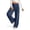 Dark Blue, variant on Hsovts Straight Leg Jeans for Women,High Waisted Wide Leg Loose Stretchy Boyfriend Denim Pants Baggy Jeans for Women Beige 2xL