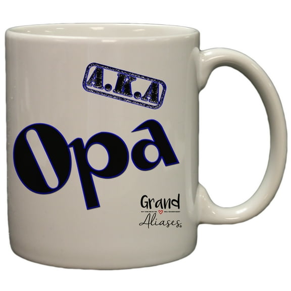 Grand Aliases Series Grandfather "A.K.A. Opa" 11oz Coffee Mug