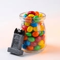 thumbnail image 5 of Halloween Candy Jar, Decorative Glass Storage Container with Resin Topper Lid for Fall Tabletop Centerpiece, Cork Sealed Treat Canister for Party Decor and Small Keepsake Organization, 5 of 8