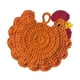 thumbnail image 2 of Posavasos De Pollito Tejidos A Mano Al Crochet Posavasos de pollito naranja tejidos a mano en crochet, accesorios para té, regalo, juego de 1 JASKFLY, 2 of 9