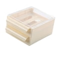 thumbnail image 5 of Tongina Egg Tray, Space Saving Kitchen Egg Box, 30 Grid Double Layer Type Egg Storage Rack for Fridge Refrigerator Kitchen Table Home Cream, 5 of 8