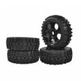 thumbnail image 1 of 4PCS RC Car 1/8 Scale Off Road Car Buggy Wheel Tire Set Rubber Tyres Wheels Rim, 1 of 6