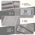 thumbnail image 3 of Juego de toallas NOVA Luxury Linen Mirage Grey 6 piezas, 3 of 7