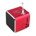 thumbnail image 4 of Td-V26 Mini Altavoz Digital Receptor De Radio Fm Reproductor De Mp3 Barra De Sonido (Rojo), 4 of 7