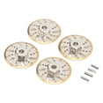 thumbnail image 1 of RC Counter Weight Brake Disc, 4pcs 0.79in Diameter RC Brass Wheel Hex Adapter Silver  Professional  For 1/24 RC Car, 1 of 8