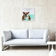 thumbnail image 4 of Empire Art Direct Blue Box Frameless Free Floating Tempered Glass Panel Graphic Dog Wall Art, 20" x 20", Ready to Hang, 4 of 5