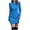 Sky Blue, variant on Hueook Women Dress Fall Winter Women's Fashion Knitted Long Sleeve V-Neck Sexy Hip Wrap Warm Sweater Dress Maxi Casual Ladies Dress