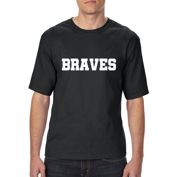 Mom's Favorite - Big Men's T-Shirt, up to Tall Size 3XLT - Braves