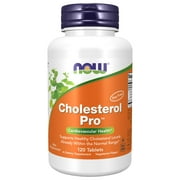 NOW Supplements, Cholesterol Pro™ with Bergamonte™ and Plant Sterols, Cardiovascular Health*, 120 Tablets