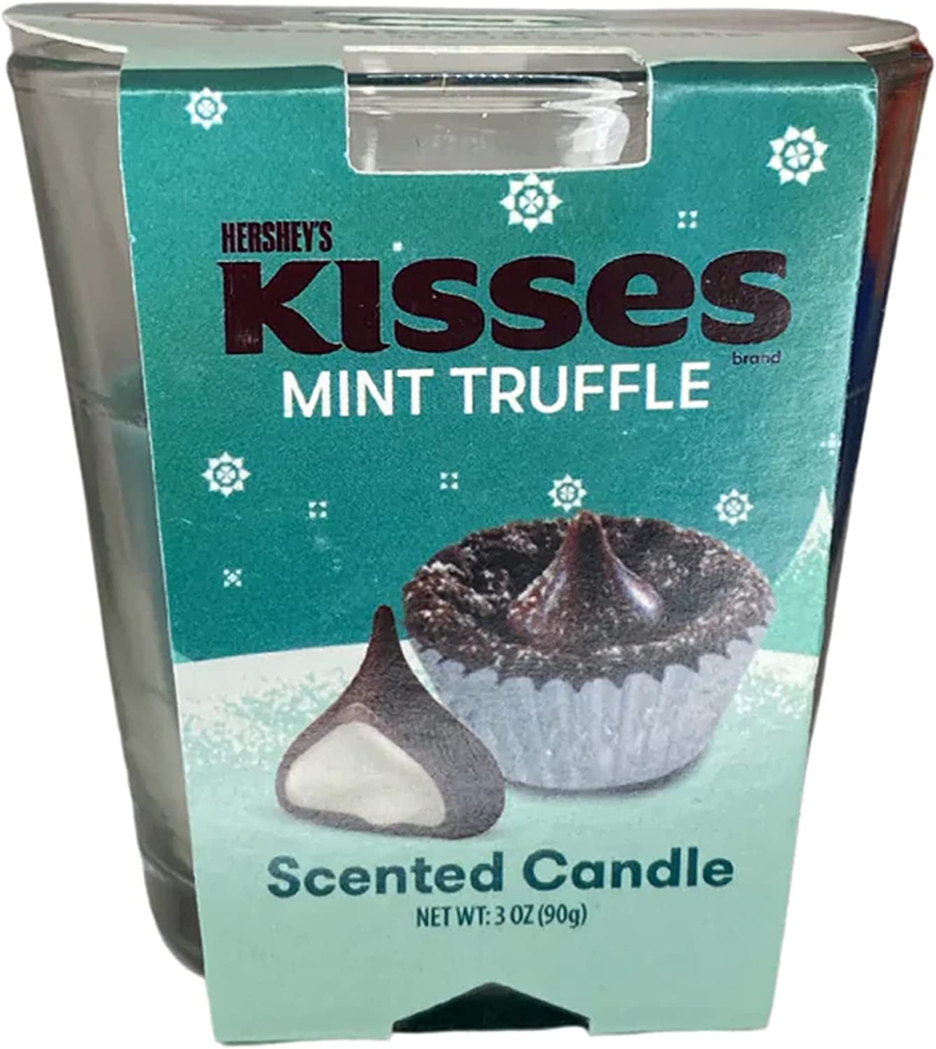 Hershey's Kisses Mint Truffle Scented Candle, 3 oz.