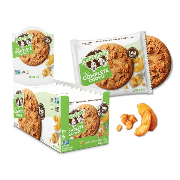 Lenny & Larry's The Complete Cookie, Apple Pie, 4oz, 12ct PlantBased